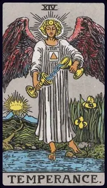 Deep dive into The Temperance Tarot card (XIV)! Unpack its profound symbolism, learn upright & reversed meanings, and understand its message of balance, moderation, spiritual healing, and harmonious integration.